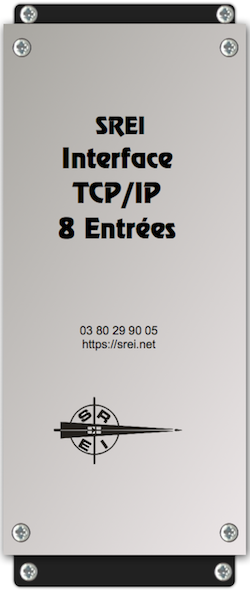 interface TCP/IP 8 entrées